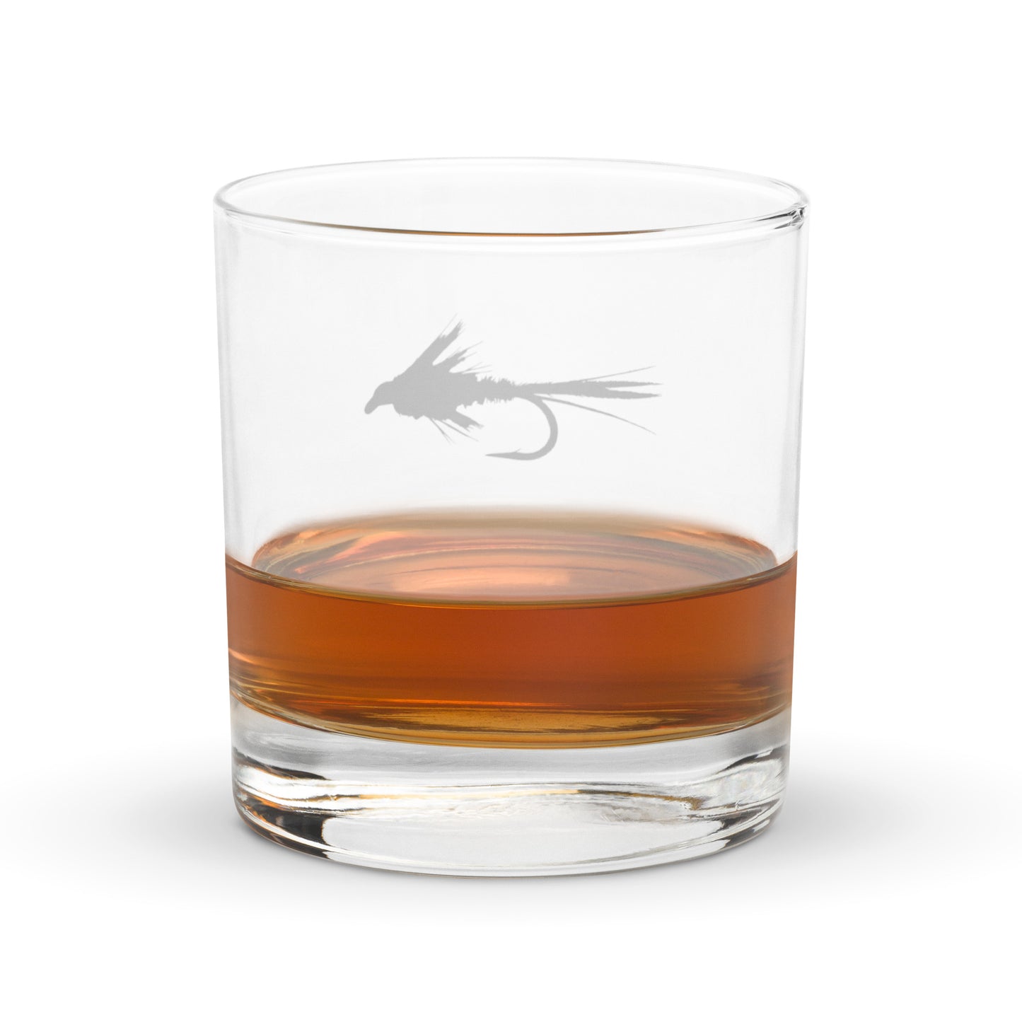 Fly Fishing Rocks glass