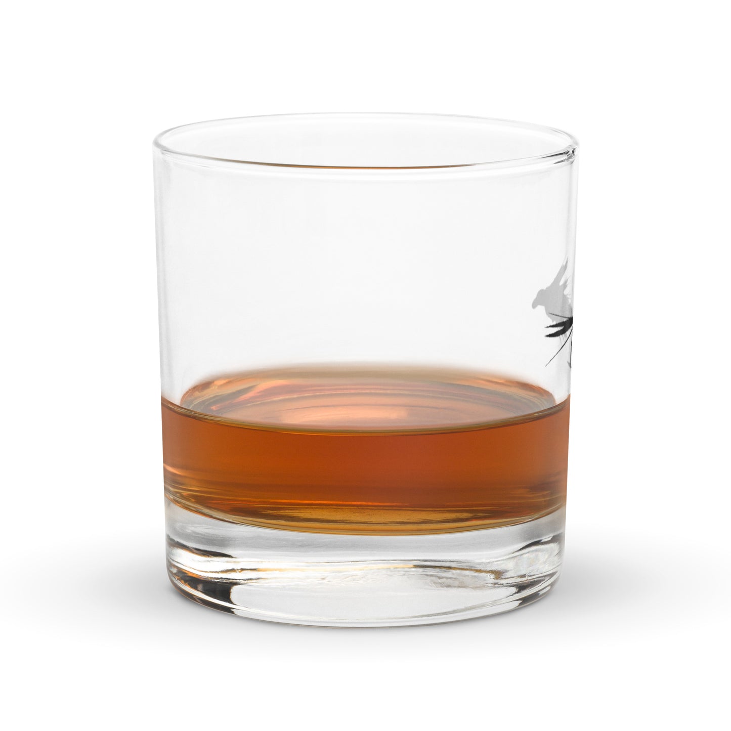 Fly Fishing Rocks glass